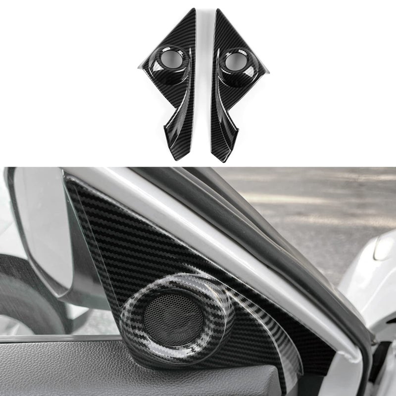BRMYL Car Air A/C Vent Outlet Cover Decals for Honda Civic 2016 2017 2018 2019 2020 2021 10th Gen Accessories ABS Carbon Fiber Stickers - Image 1